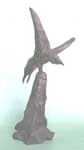 sculpture of a beak bird for ecological political parties